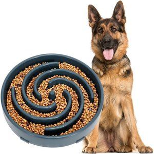 Slow Feeder Dogs Bowl for Large Dogs,Anti-Gulping Pet Slower Food Feeding Bowls